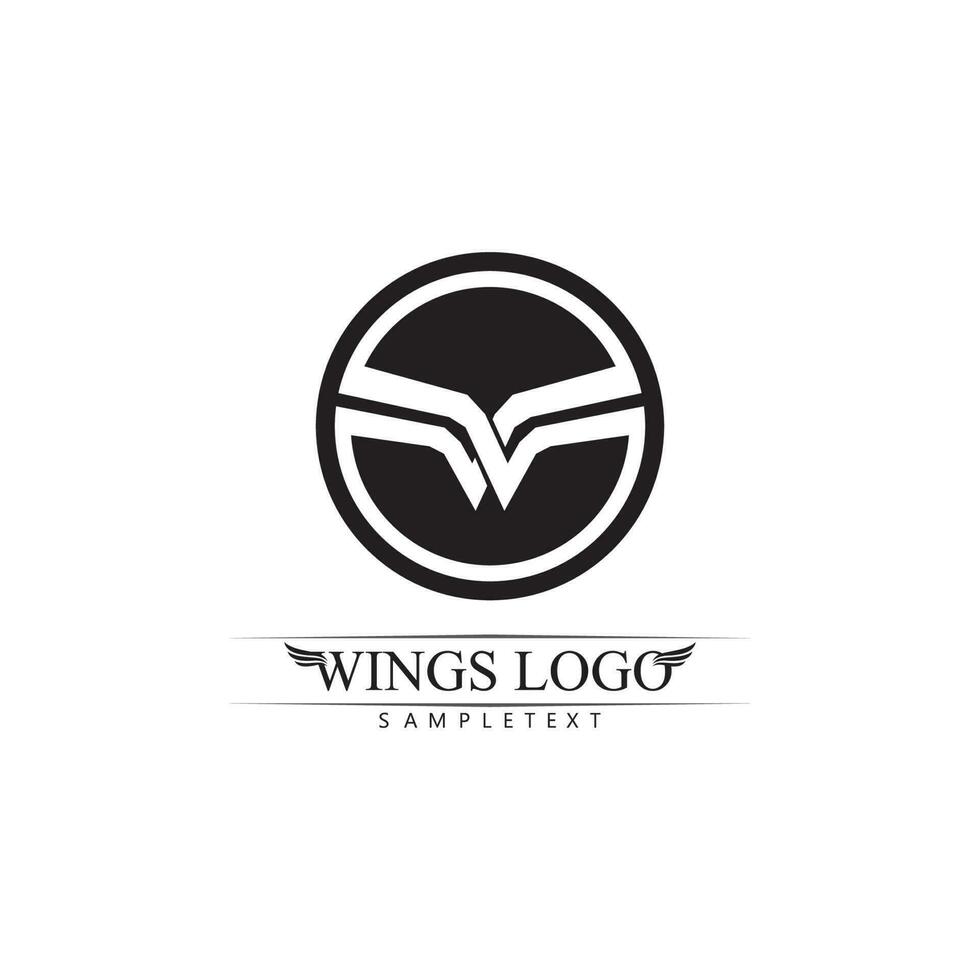 falcon logo template vector