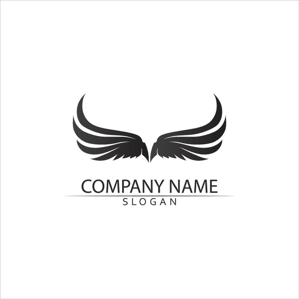 falcon logo template vector