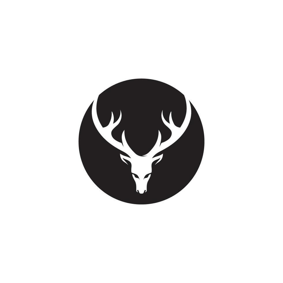 logotipo de veado animal e mamífero design e vetor gráfico