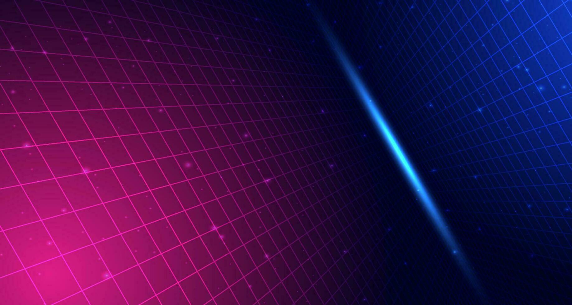 metaverso de tecnologia digital fundo rosa azul neon, informações cibernéticas, comunicação de conexão de velocidade abstrata, inovação futura meta tecnologia, conexão de rede de internet, ai big data, ilustração 3d vetor