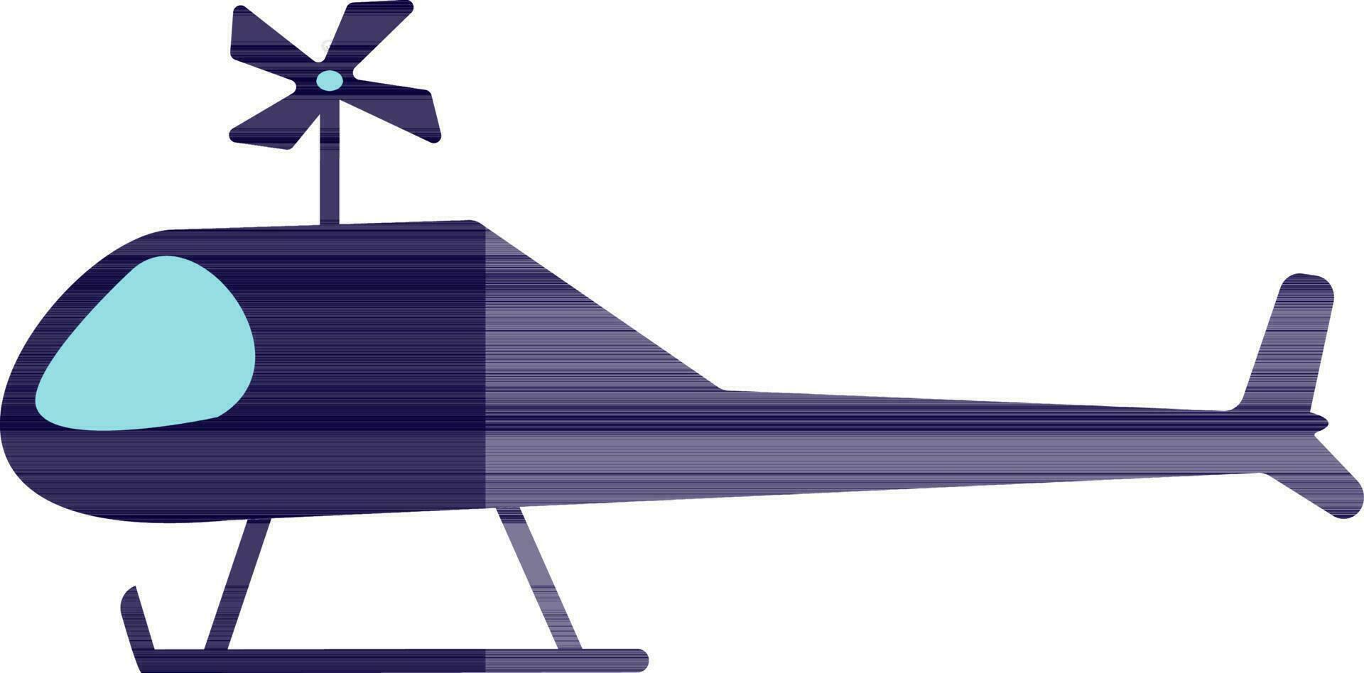 helicóptero ícone Projeto dentro metade sombra para luxo conceito. vetor