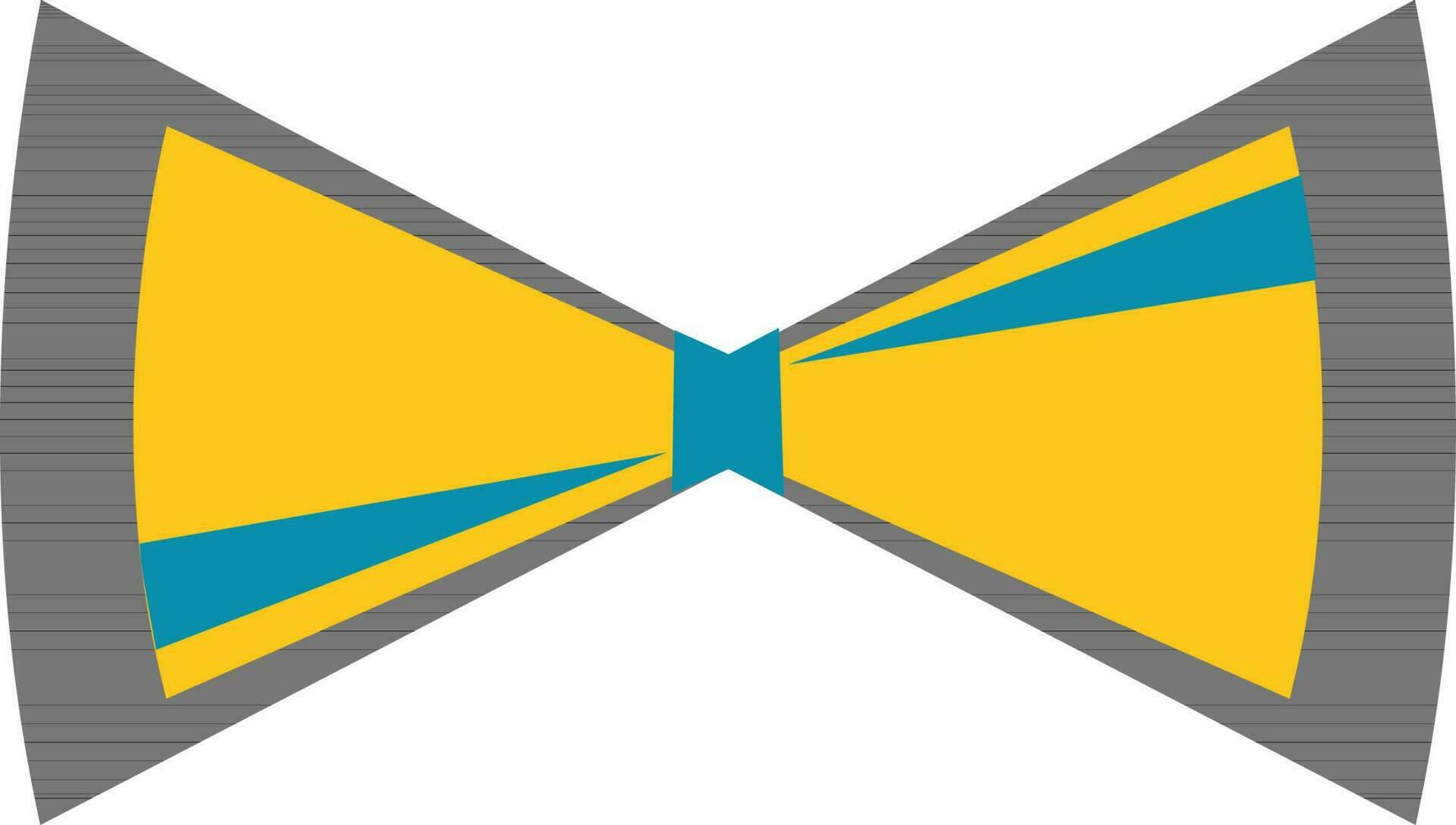 ilustração do arco gravata. vetor