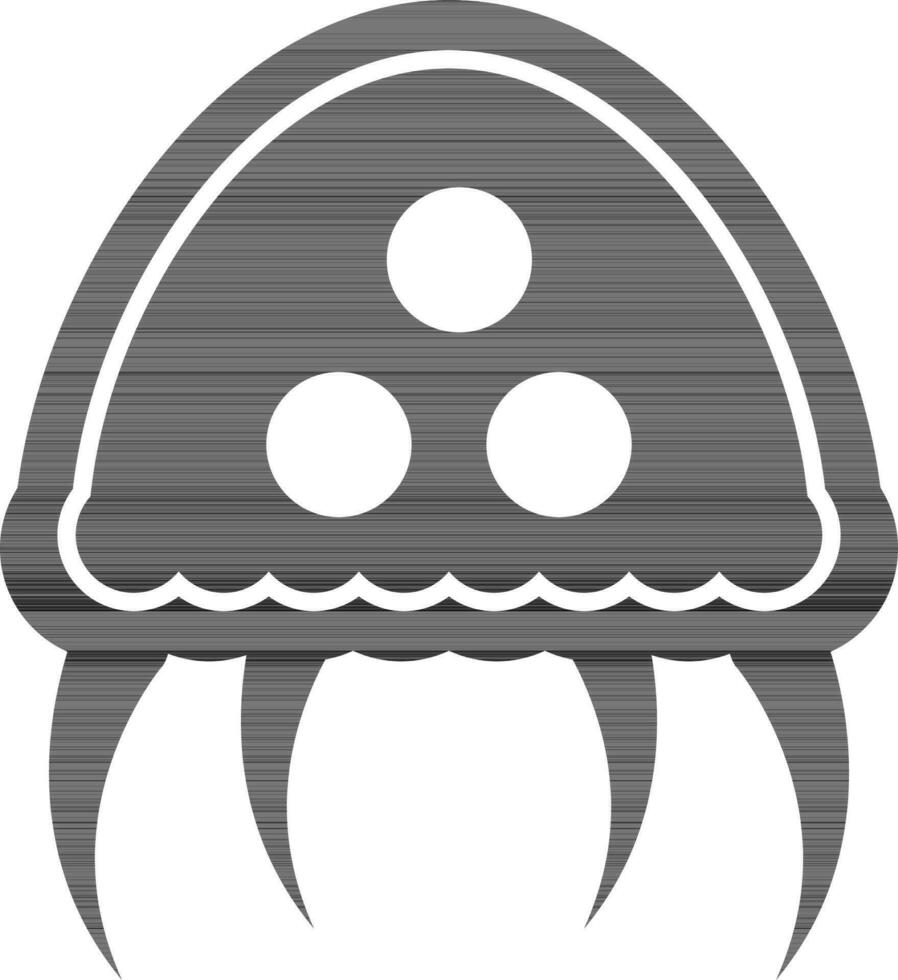 medusa ícone ou símbolo. vetor