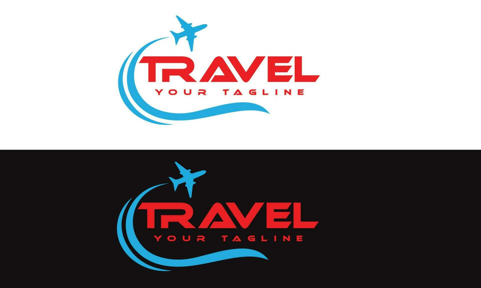viagem agência logotipo Projeto e vetor modelo