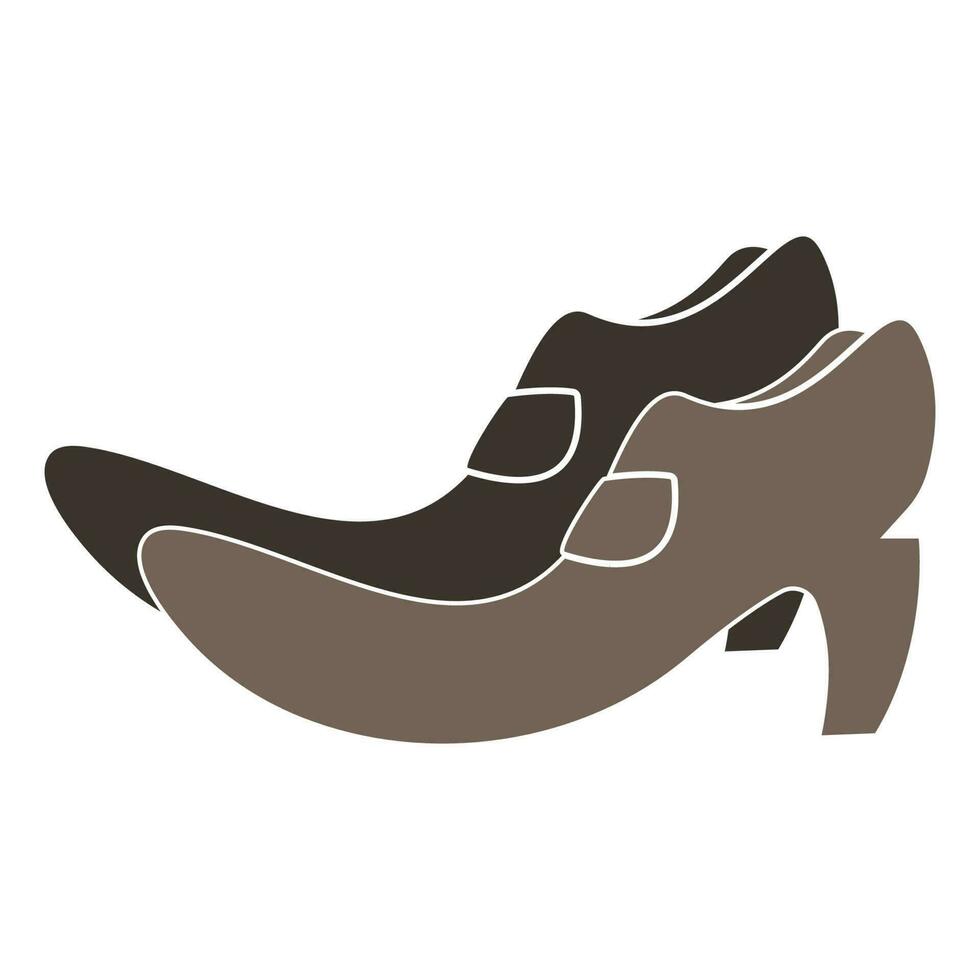 sapatos logotipo vetor ilustração