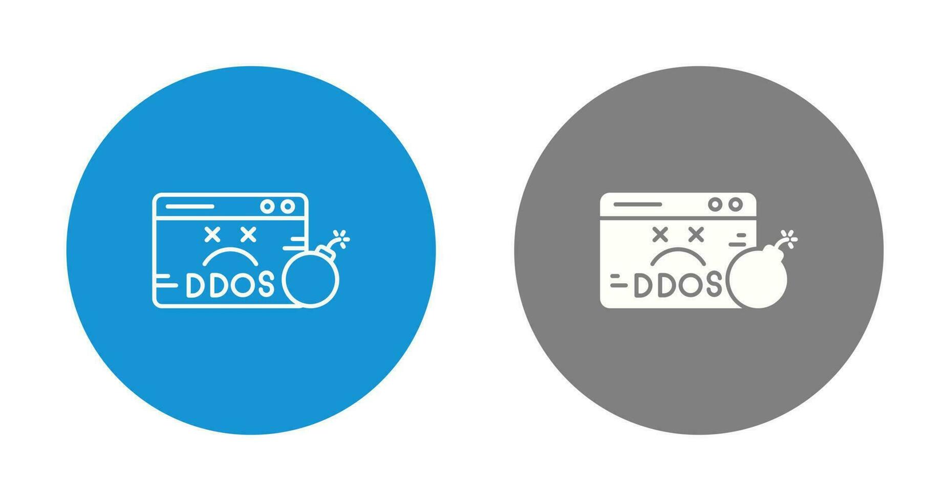 ícone do vetor ddos