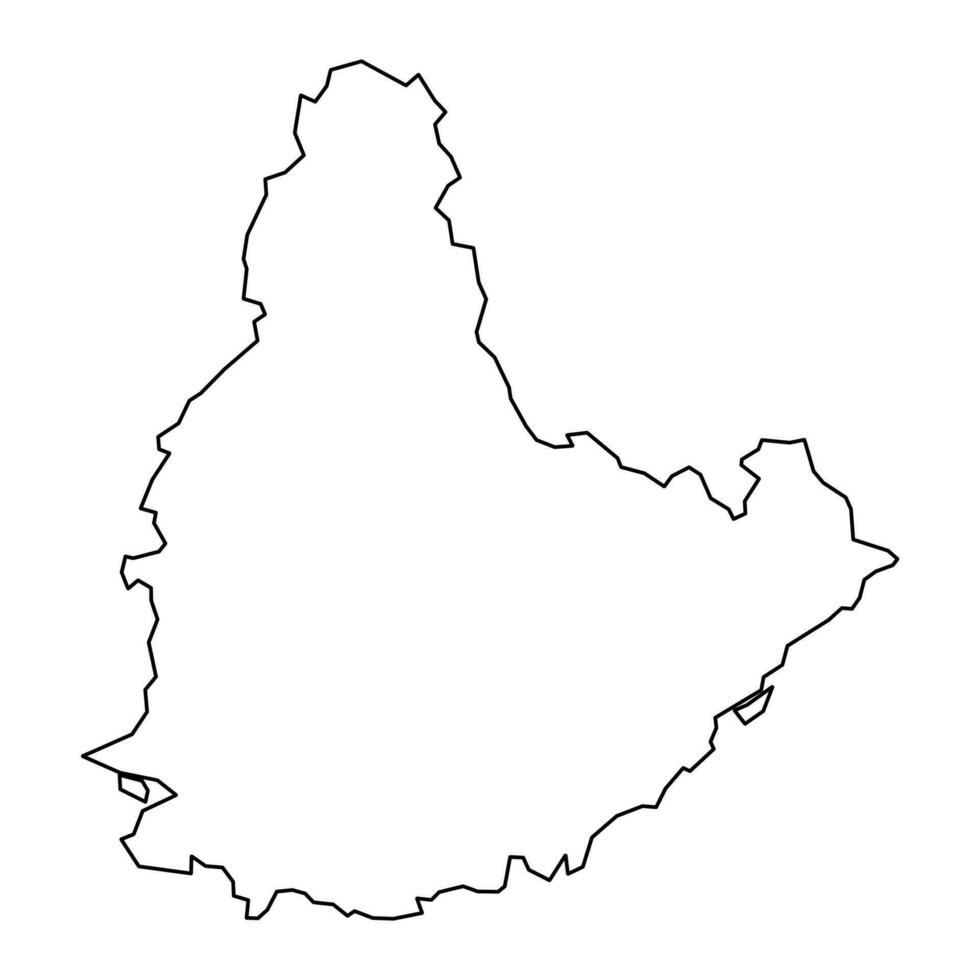 agder município mapa, administrativo região do Noruega. vetor ilustração.