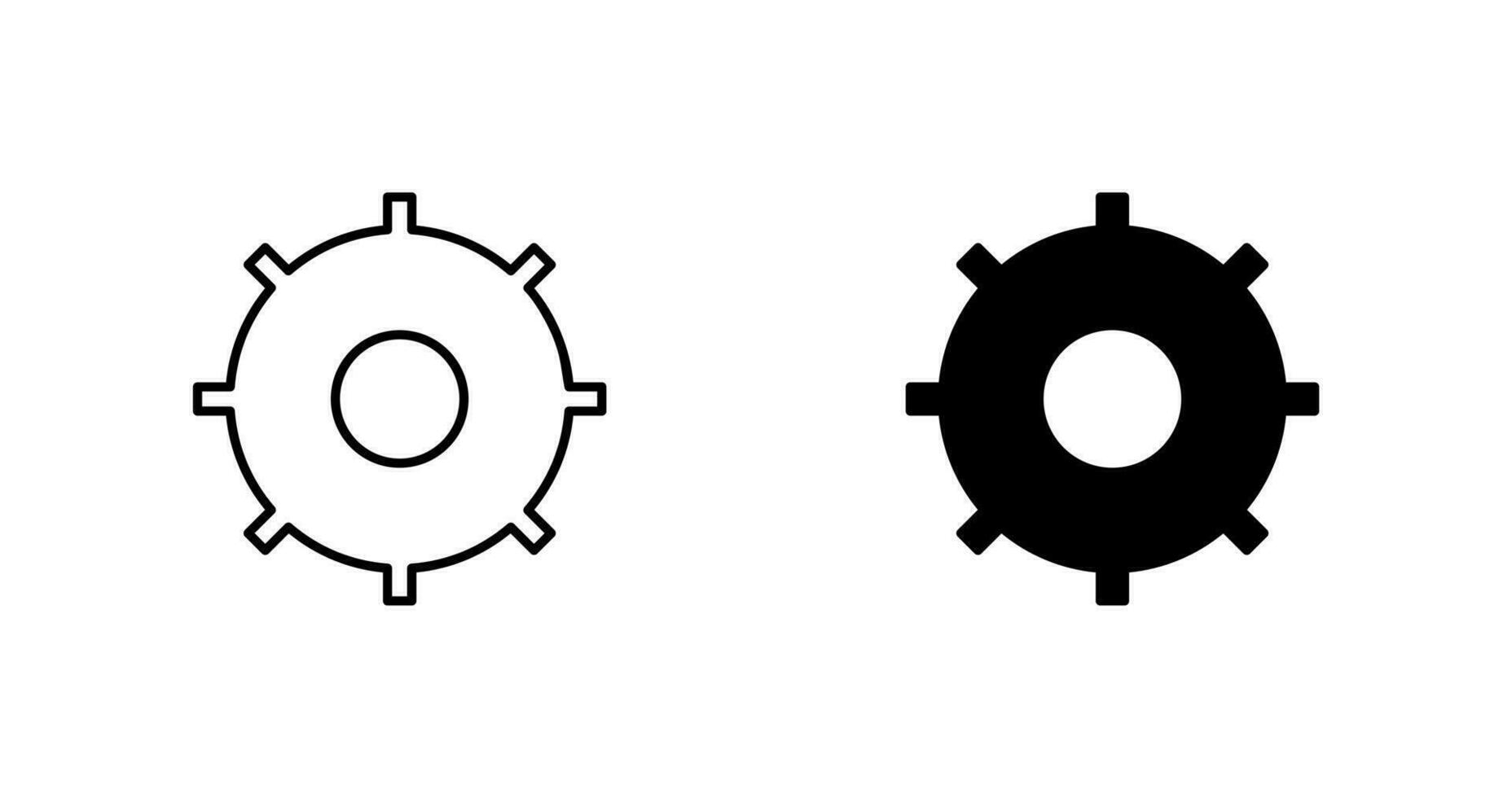 ícone de vetor de configurações exclusivas