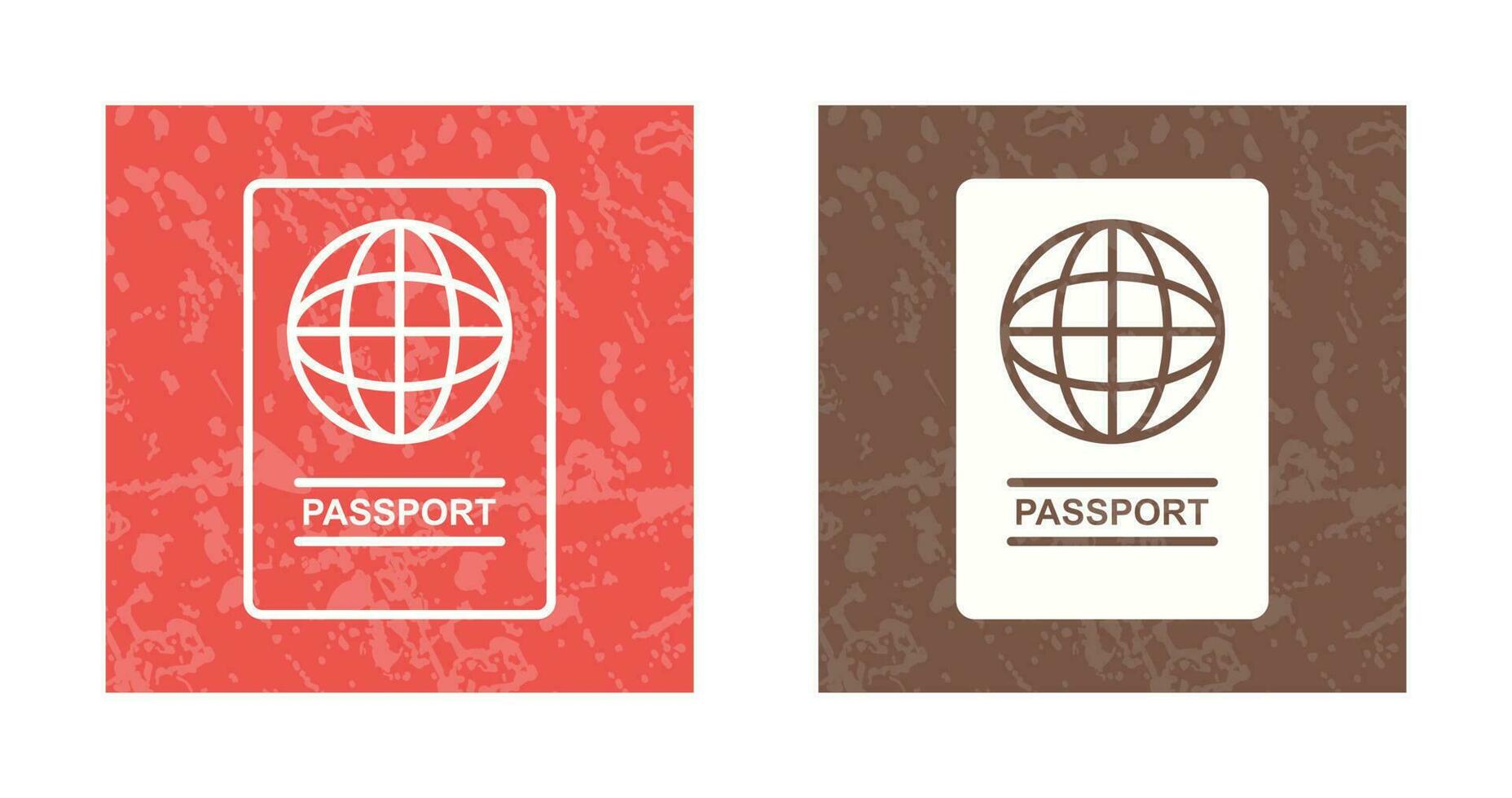 ícone de vetor de passaporte