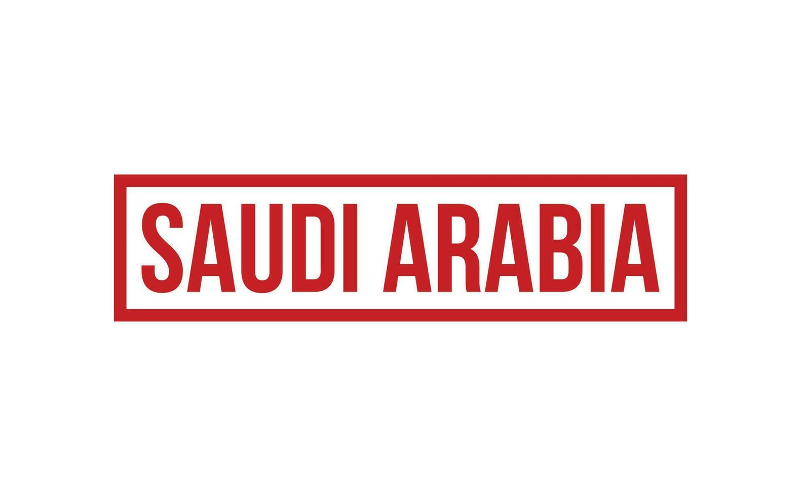 saudita arábia borracha carimbo foca vetor