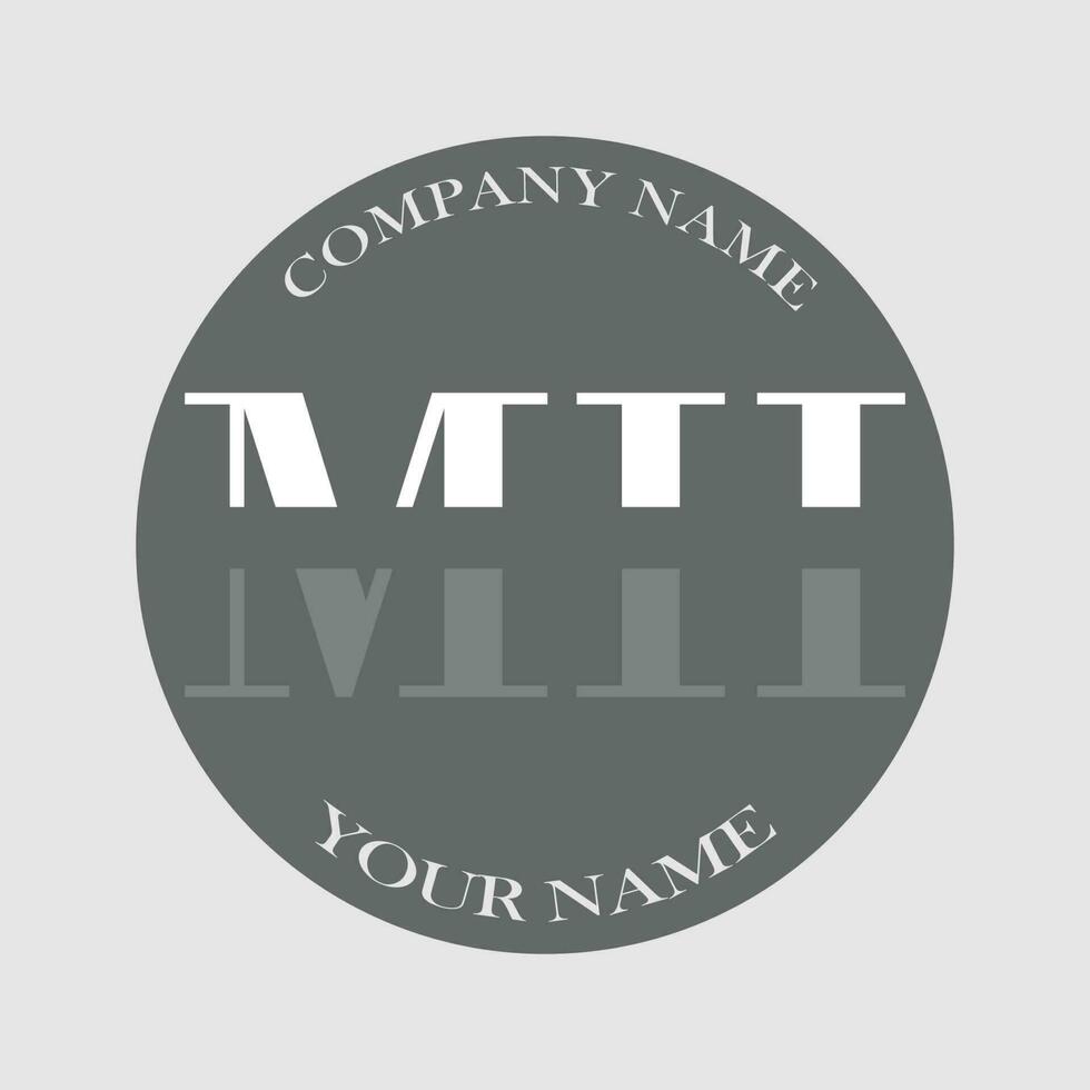 inicial mh logotipo carta monograma luxo mão desenhado vetor