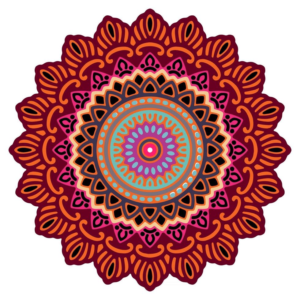 vetor de desenho de mandala decorativa