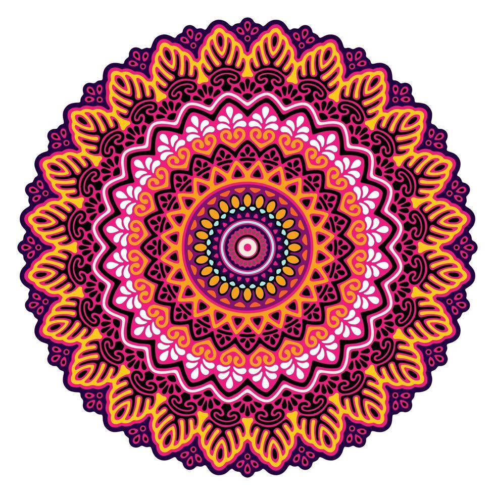 vetor de desenho de mandala decorativa