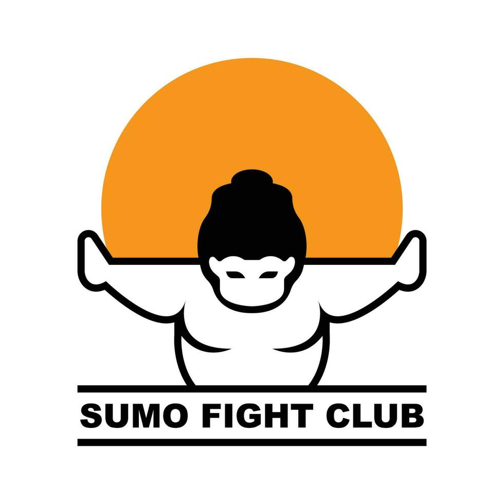 sumô logotipo vetor