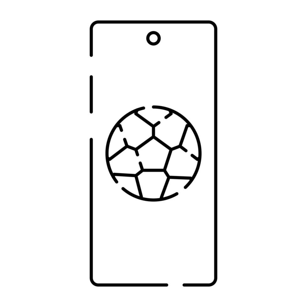 futebol ou futebol linha ícone. mundo copo campeonatos e torneio. esporte e ginástica linha ícones infográfico placar ao vivo Móvel vetor. vetor