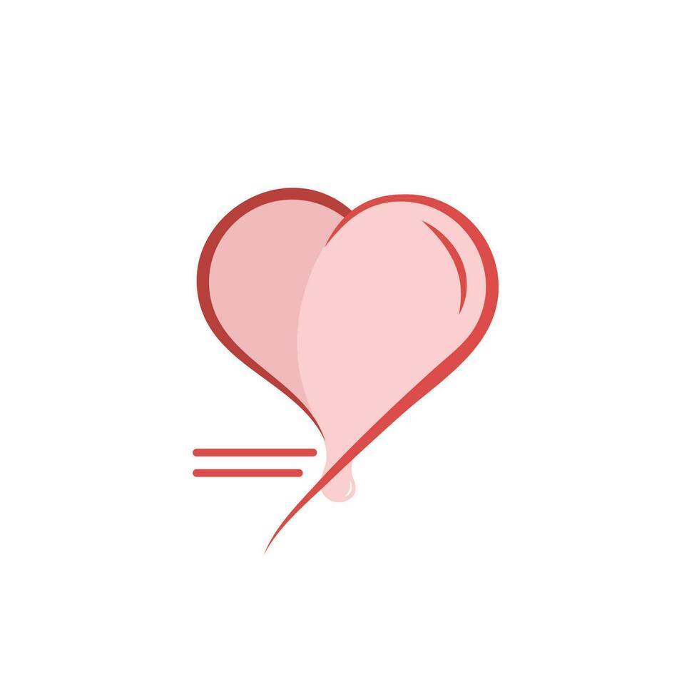 design de logotipo de amor vetor