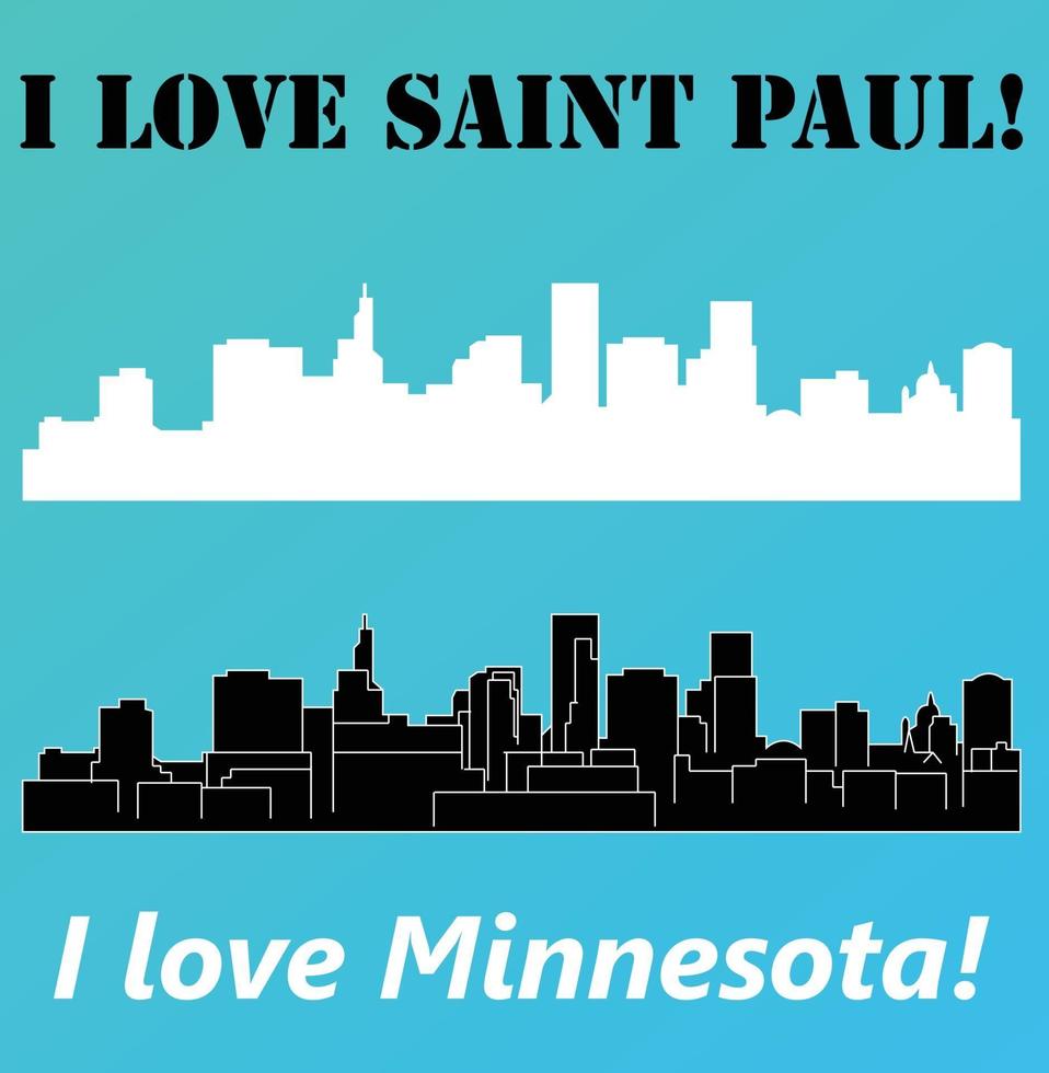 minnesota saint paul vetor