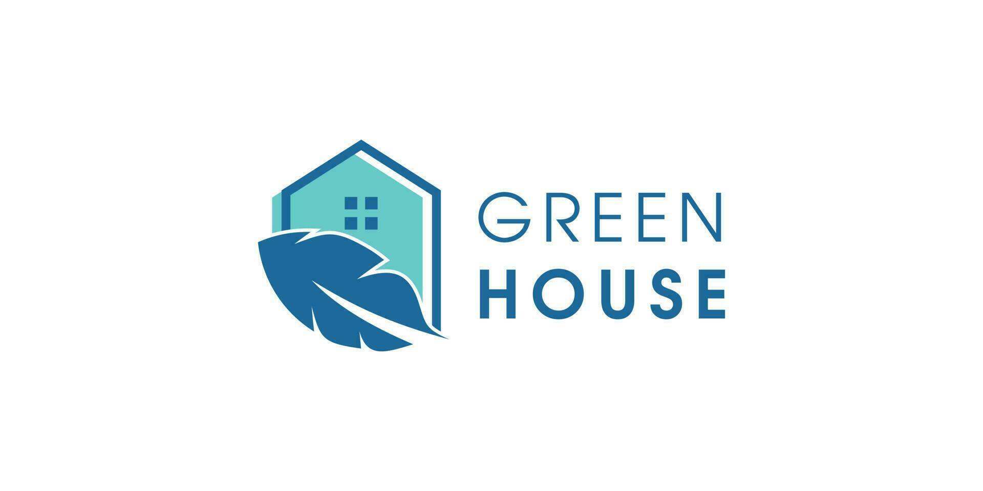 verde casa logotipo Projeto elemento vetor com único forma