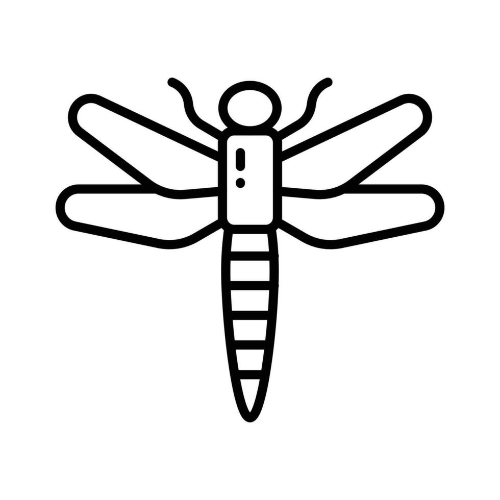 belas projetado vetor do libélula dentro moderno estilo, pronto para usar ícone