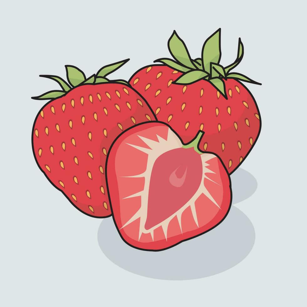 ilustração vetor gráfico do fruta e vegetal
