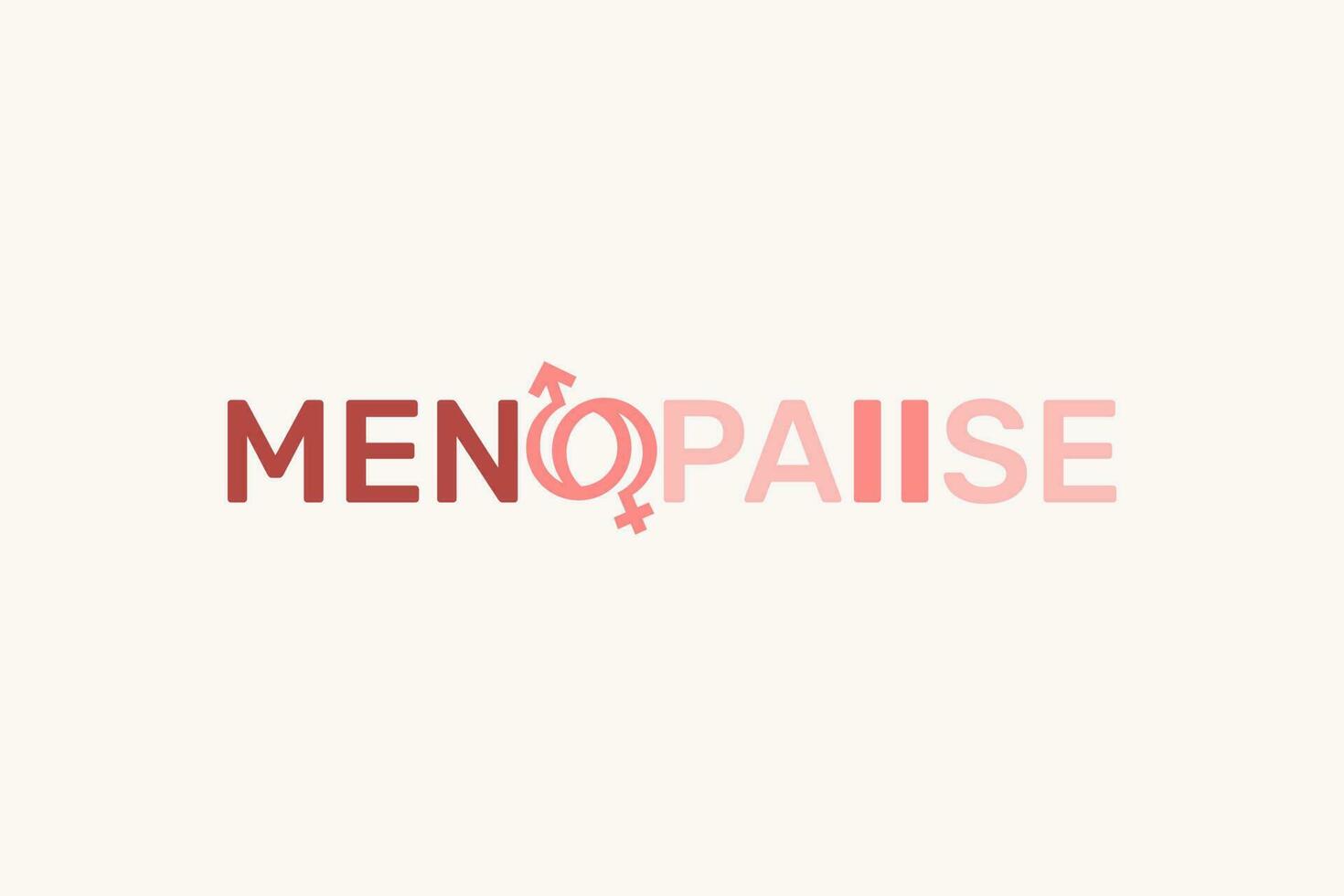 menopausa logotipo Projeto modelo elemento vetor