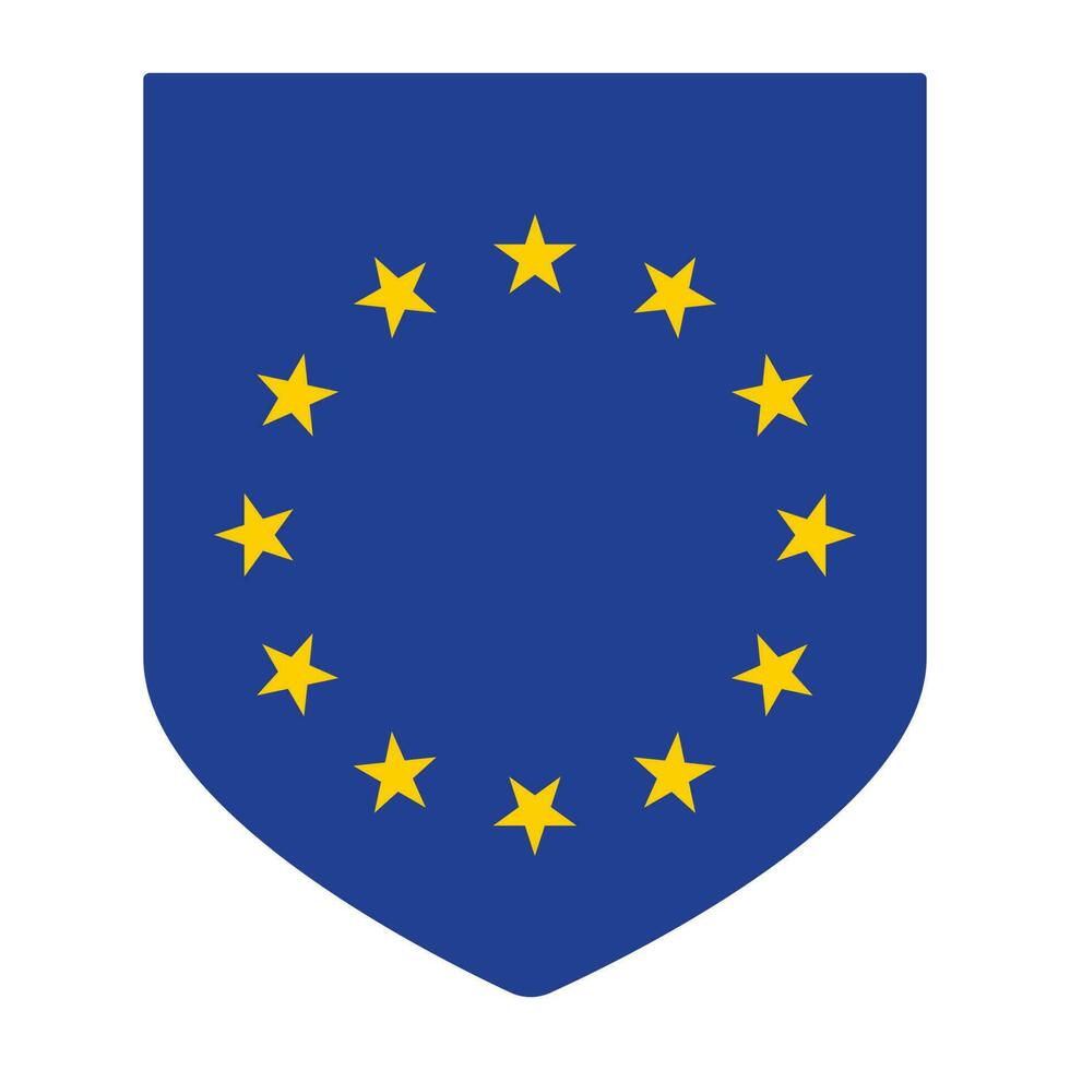 bandeira do Europa. europeu União. eu bandeira dentro Projeto forma vetor