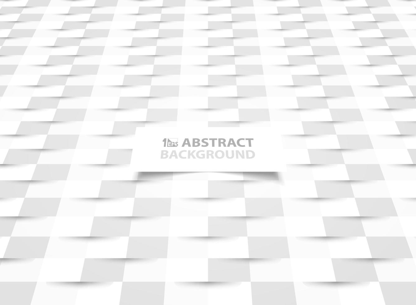 papel abstrato corte projeto padrão de papel branco com apresentação de estilo de sombra. vetor