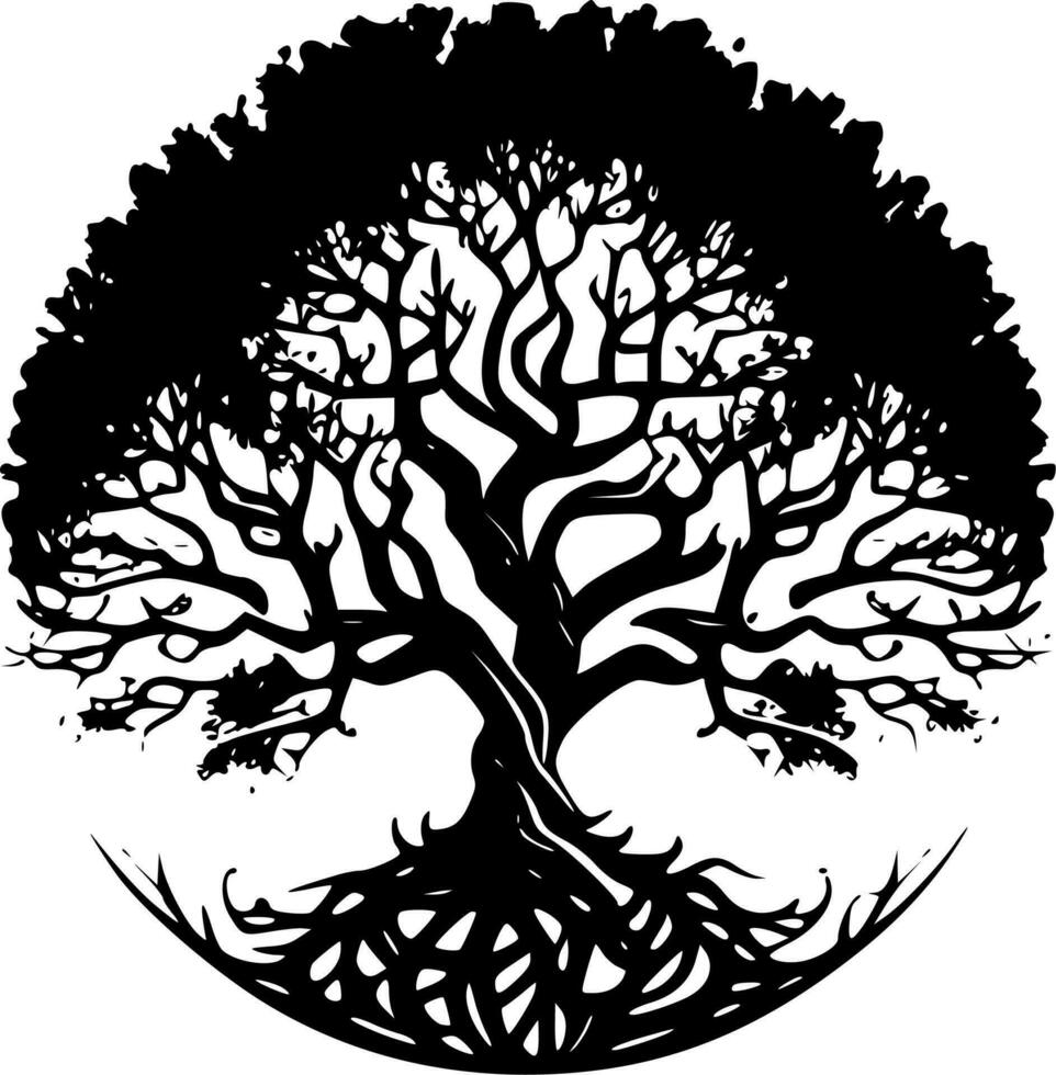 árvore do vida - Alto qualidade vetor logotipo - vetor ilustração ideal para camiseta gráfico