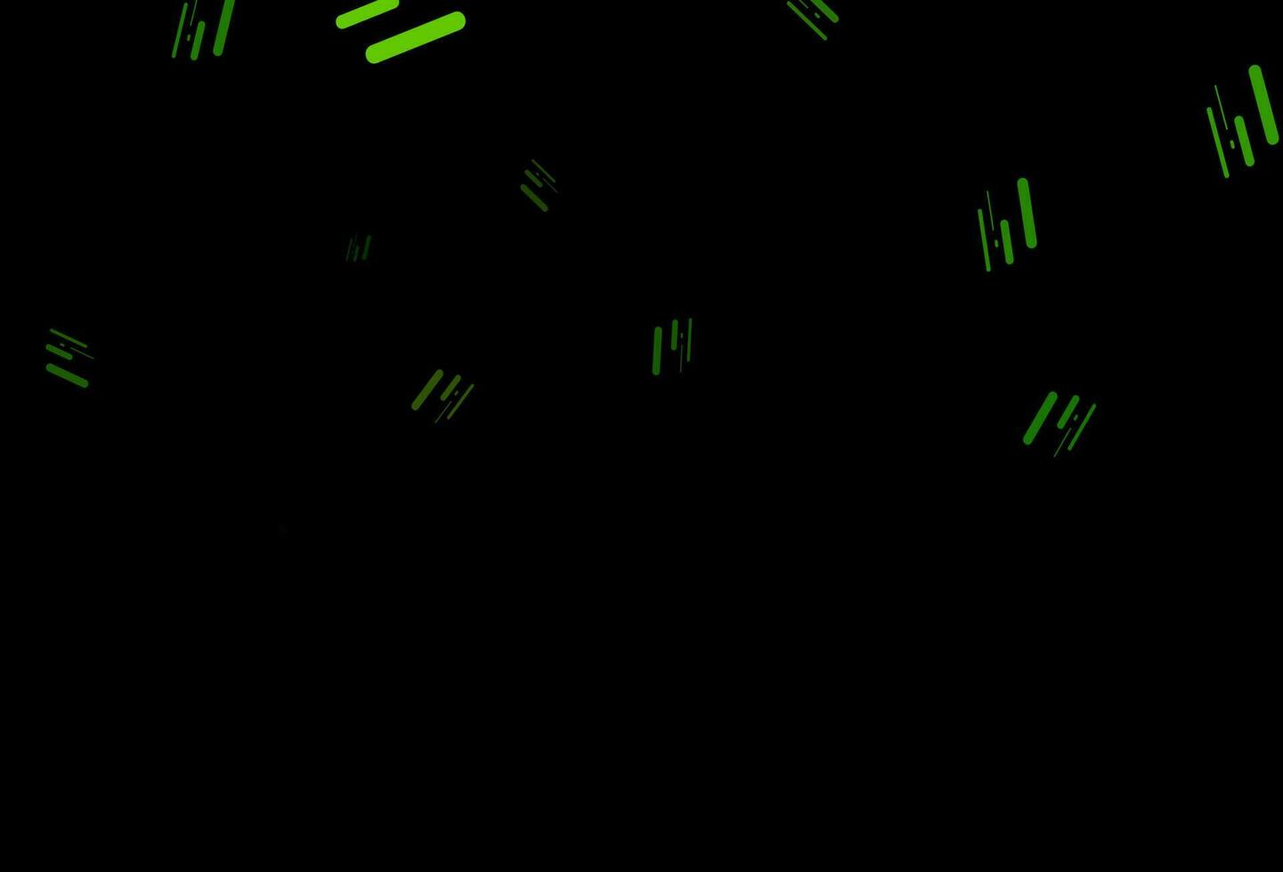 textura vector verde escuro com linhas coloridas.