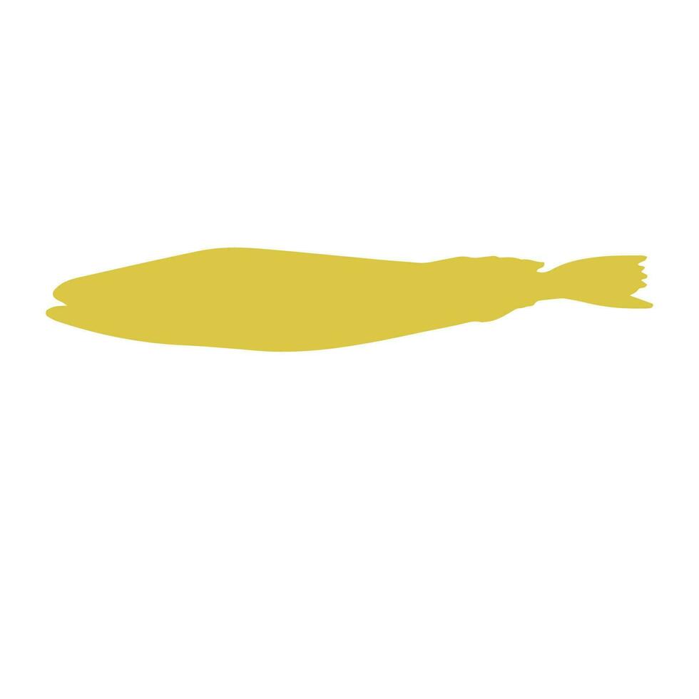 fofa silhueta peixe vetor ilustração ícone. tropical peixe, mar peixe, aquário peixe
