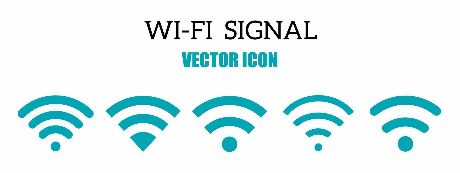 Wi-fi sinal ícone vetor ilustração. estoque vetor.