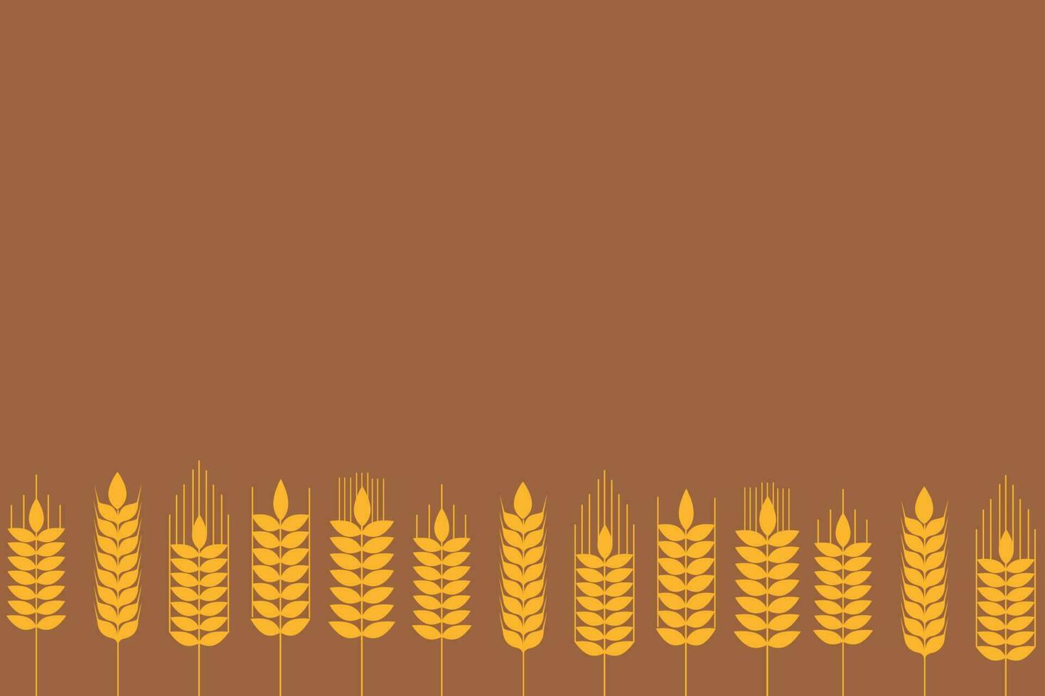 coleção do dourado maduro espiguetas do trigo. agrícola símbolo, farinha Produção. vetor