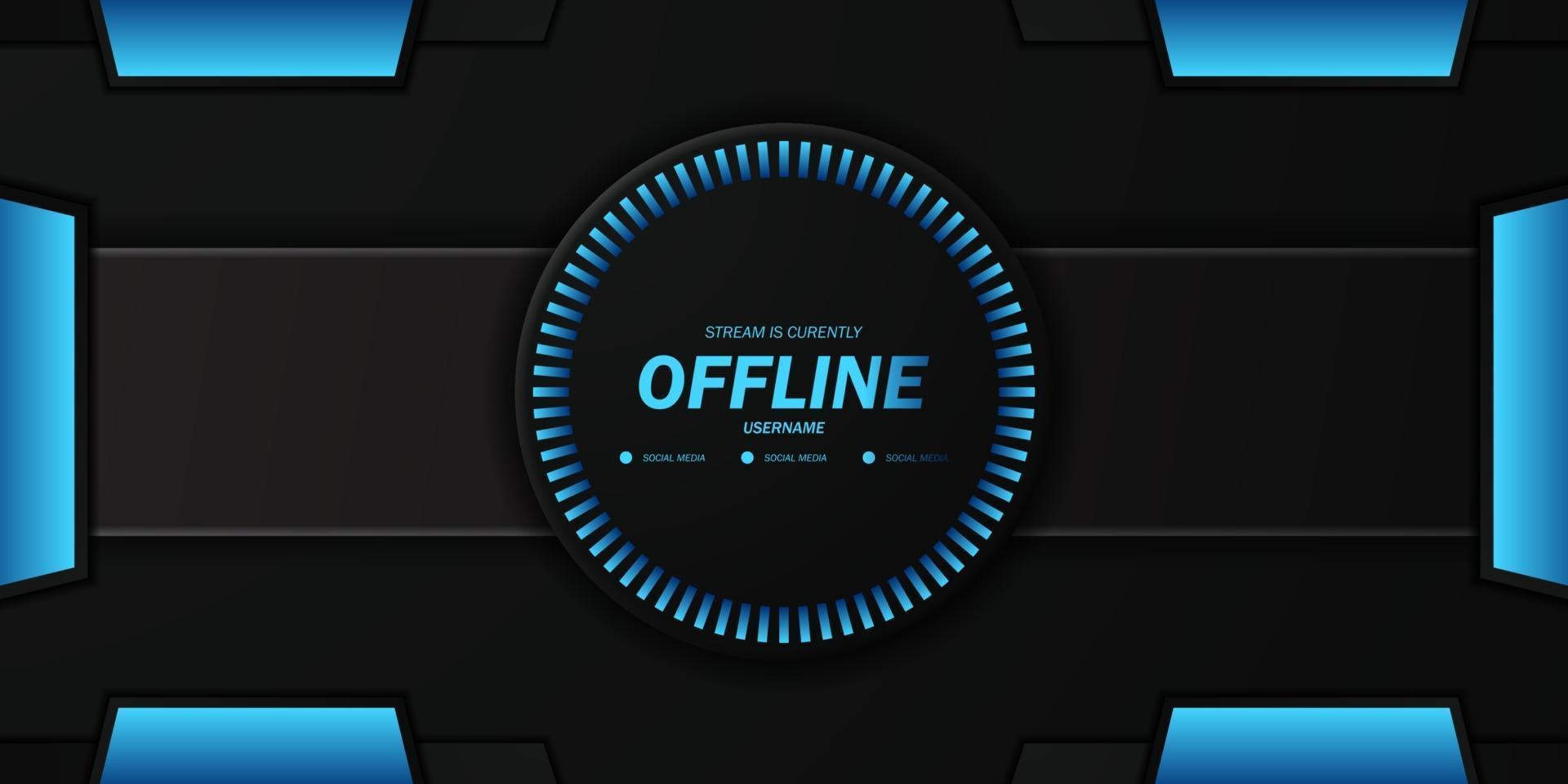 Gamer Esport Stream Face Cam Overlay Com Design Geométrico Moderno Pode Ser  Usado Para Twitch Gaming