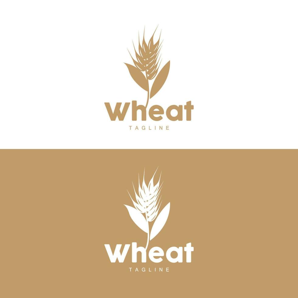 arroz logotipo, Fazenda trigo logotipo projeto, vetor trigo arroz ícone modelo ilustração