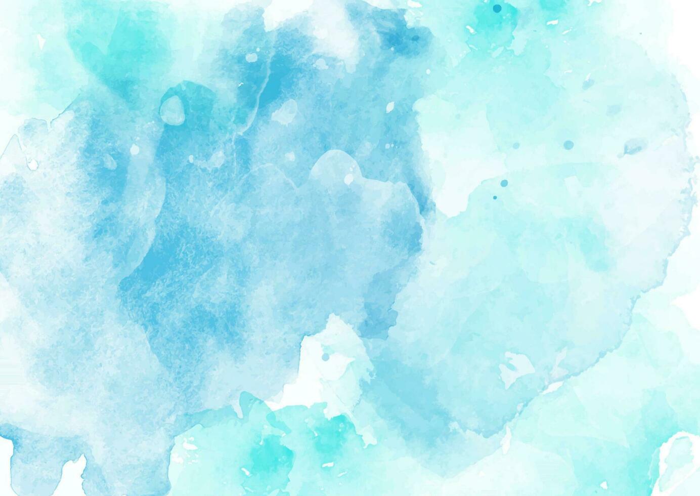 fundo de textura aquarela azul abstrato vetor