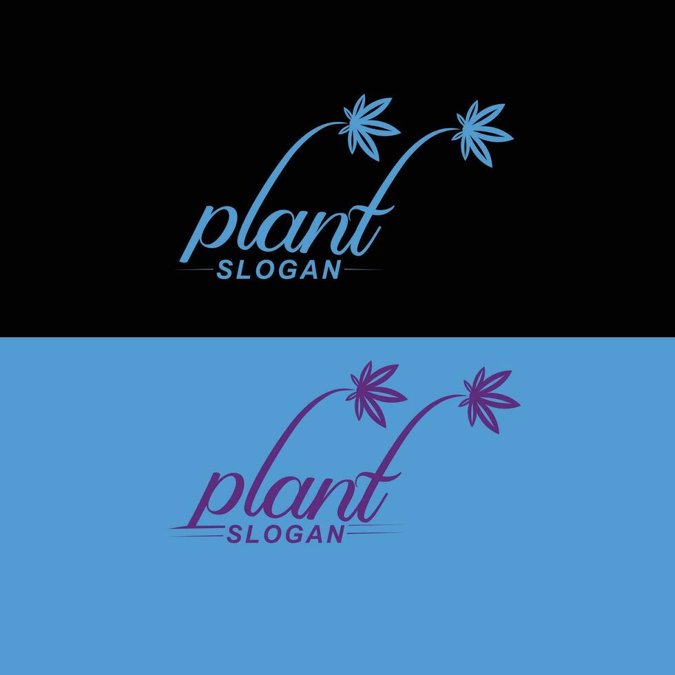 plantar tipografia logotipo Projeto vetor