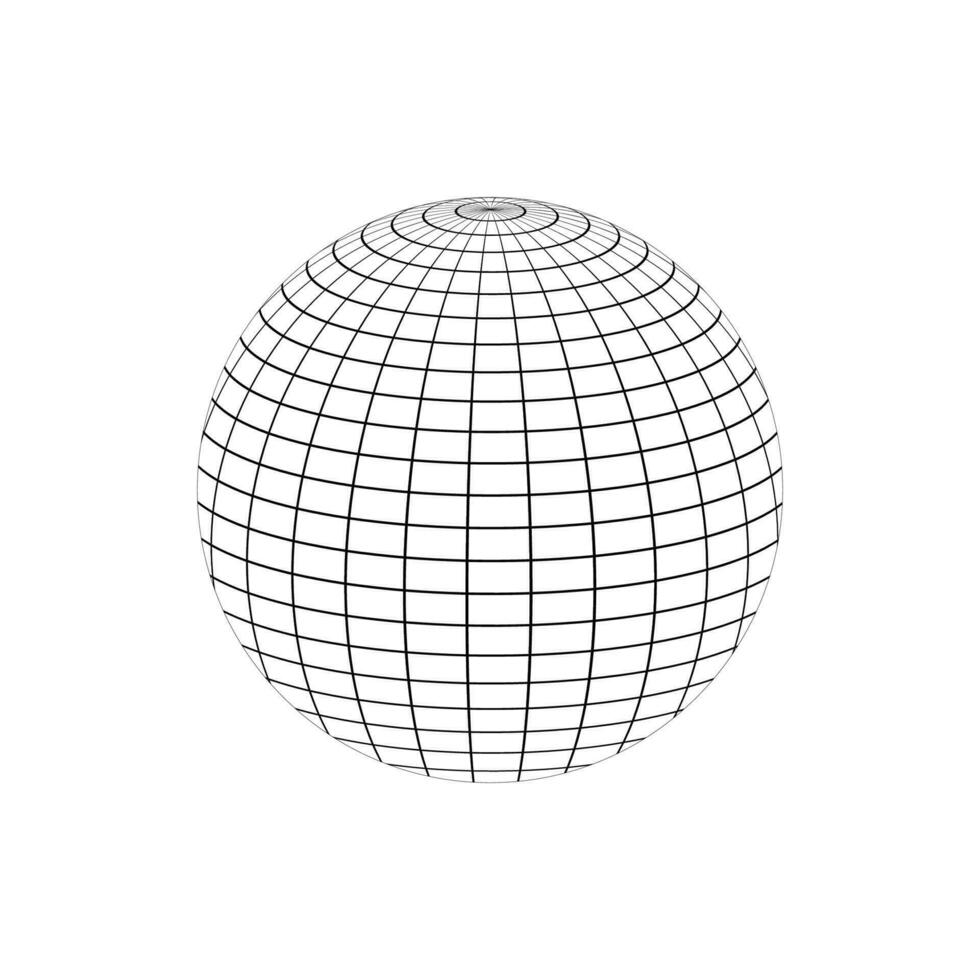 terra globo ícone com Preto rede vetor