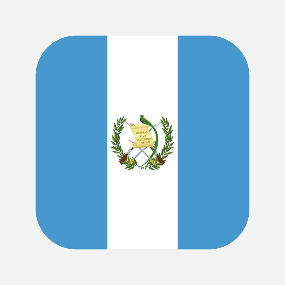 ilustração simples da bandeira da guatemala para o dia da independência ou eleição vetor