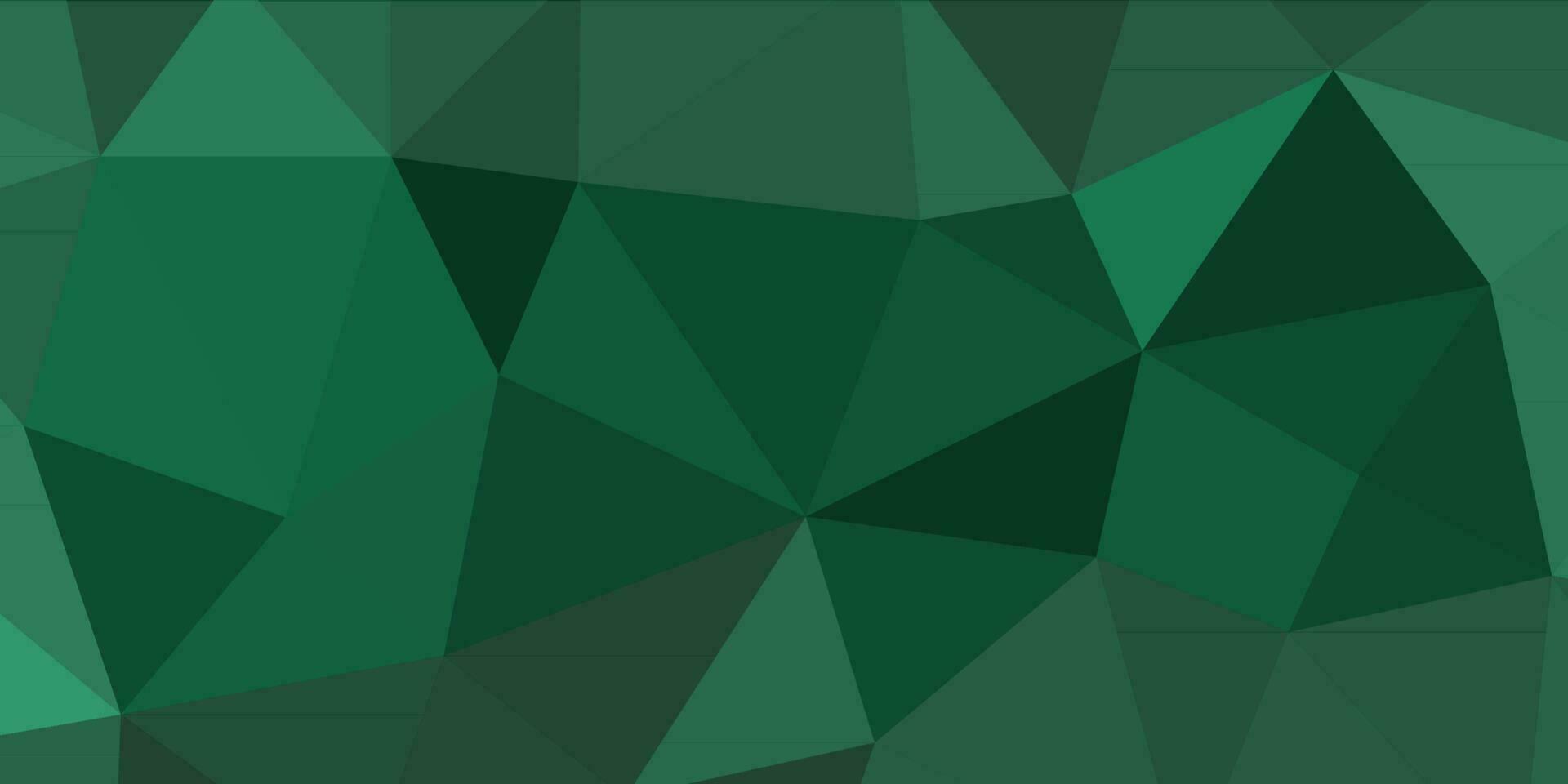 abstrato garrafa verde geométrico fundo com triângulos vetor