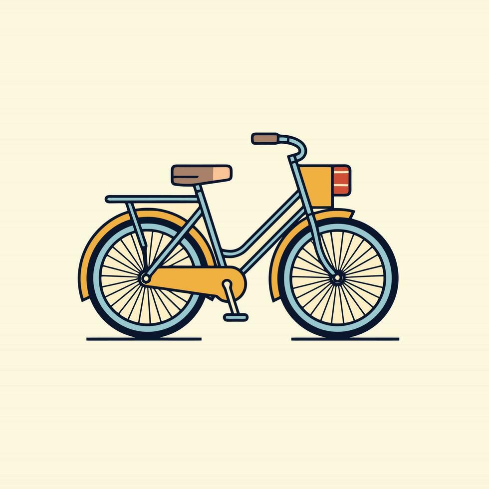 bicicleta ícone Projeto bicicleta ilustração veículo desenho animado vetor gráfico