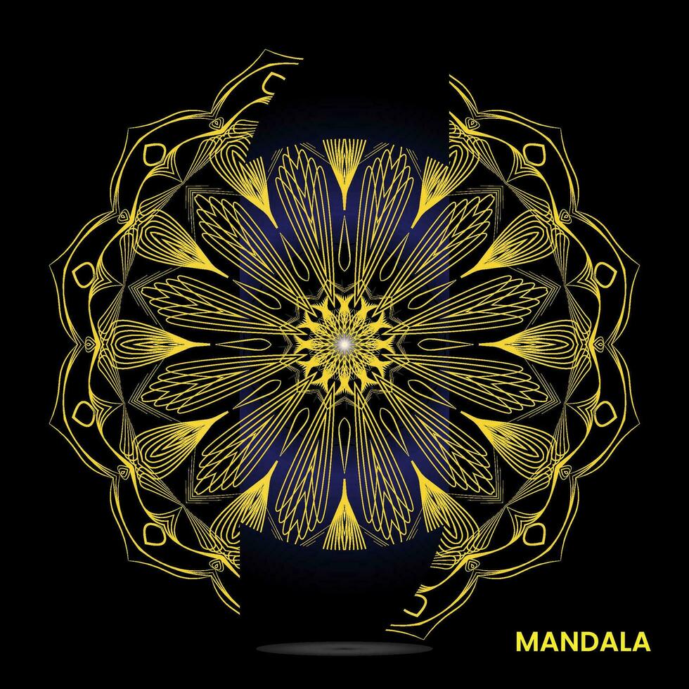 mandala modelo para têxtil para impressão pronto vetor