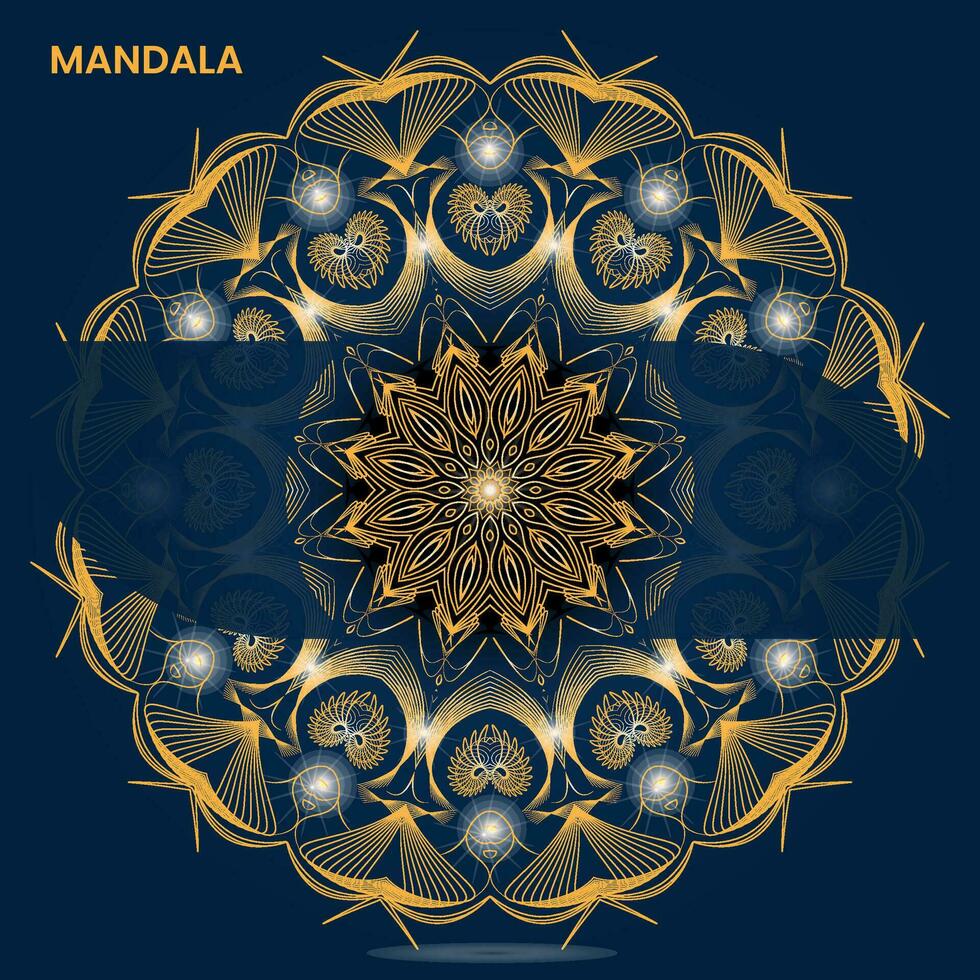 mandala modelo para têxtil para impressão pronto vetor