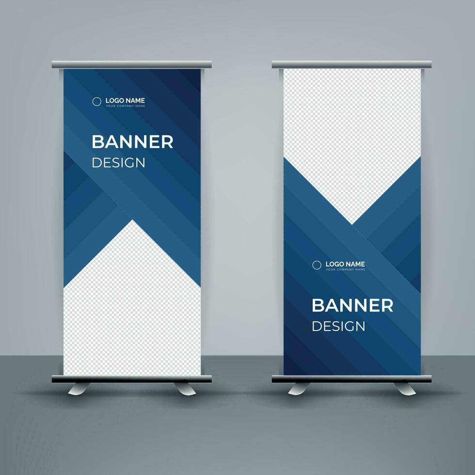 moderno lista acima bandeira modelo, standee modelo, x-banner modelo, bandeira bandeira. vertical, abstrato fundo, puxar acima projeto, moderno x-banner, retângulo tamanho. vetor