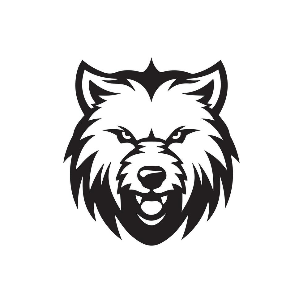 Urso logotipo, selvagem Urso logotipo, mascote logotipo, mascote ilustração, vetor Urso logotipo