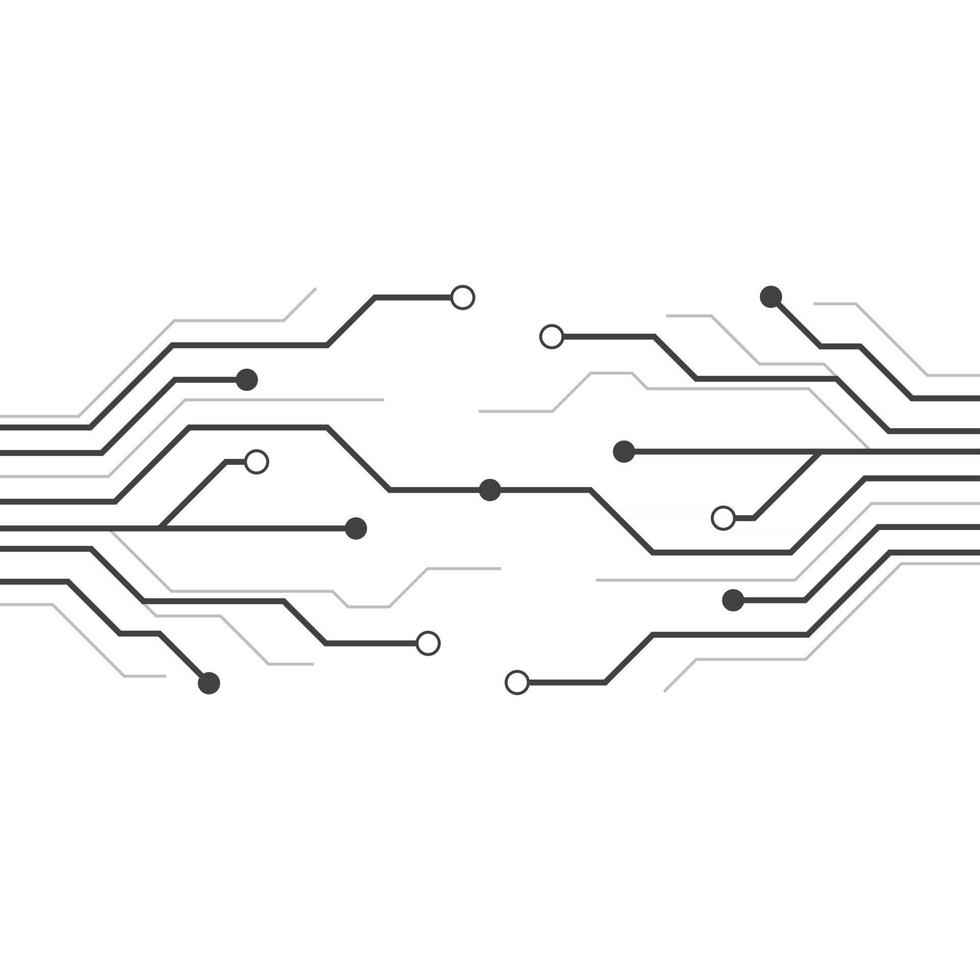 modelo de design de ilustração vetorial de circuito vetor