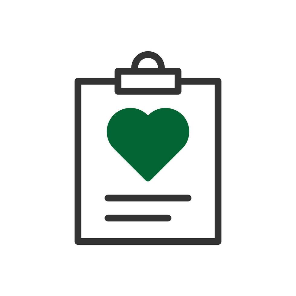 papel amor ícone duotônico cinzento verde estilo namorados ilustração símbolo perfeito. vetor