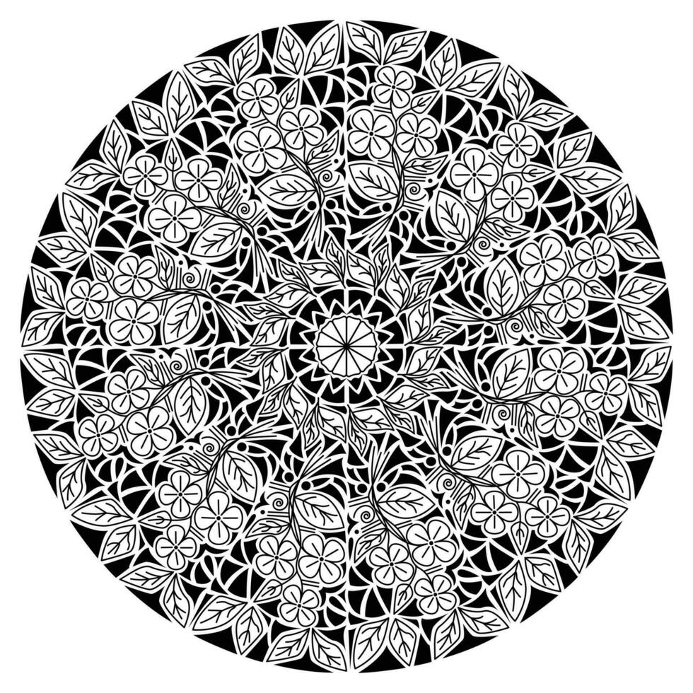 modelo de design de mandala vetor