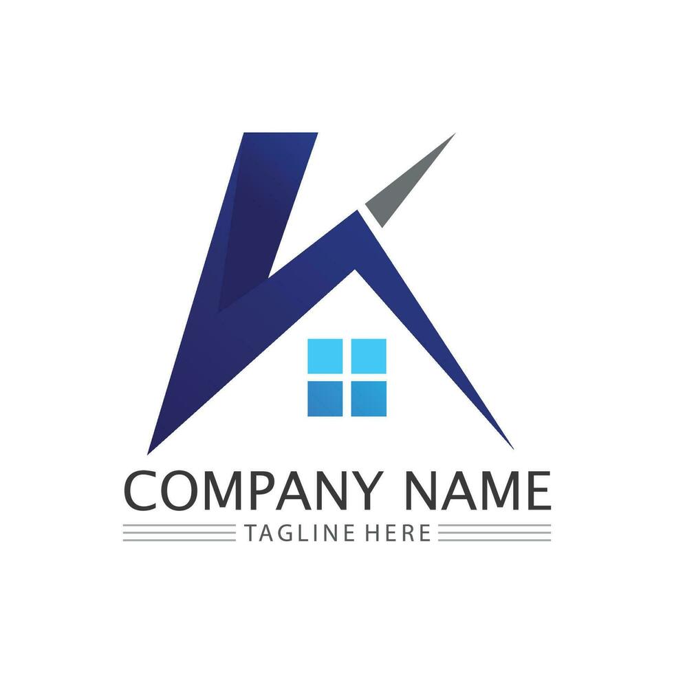letra k logotipo ícone ilustração design template.graphic símbolo do alfabeto para logotipo de finanças de negócios. símbolo gráfico do alfabeto para identidade de negócios corporativos. vetor