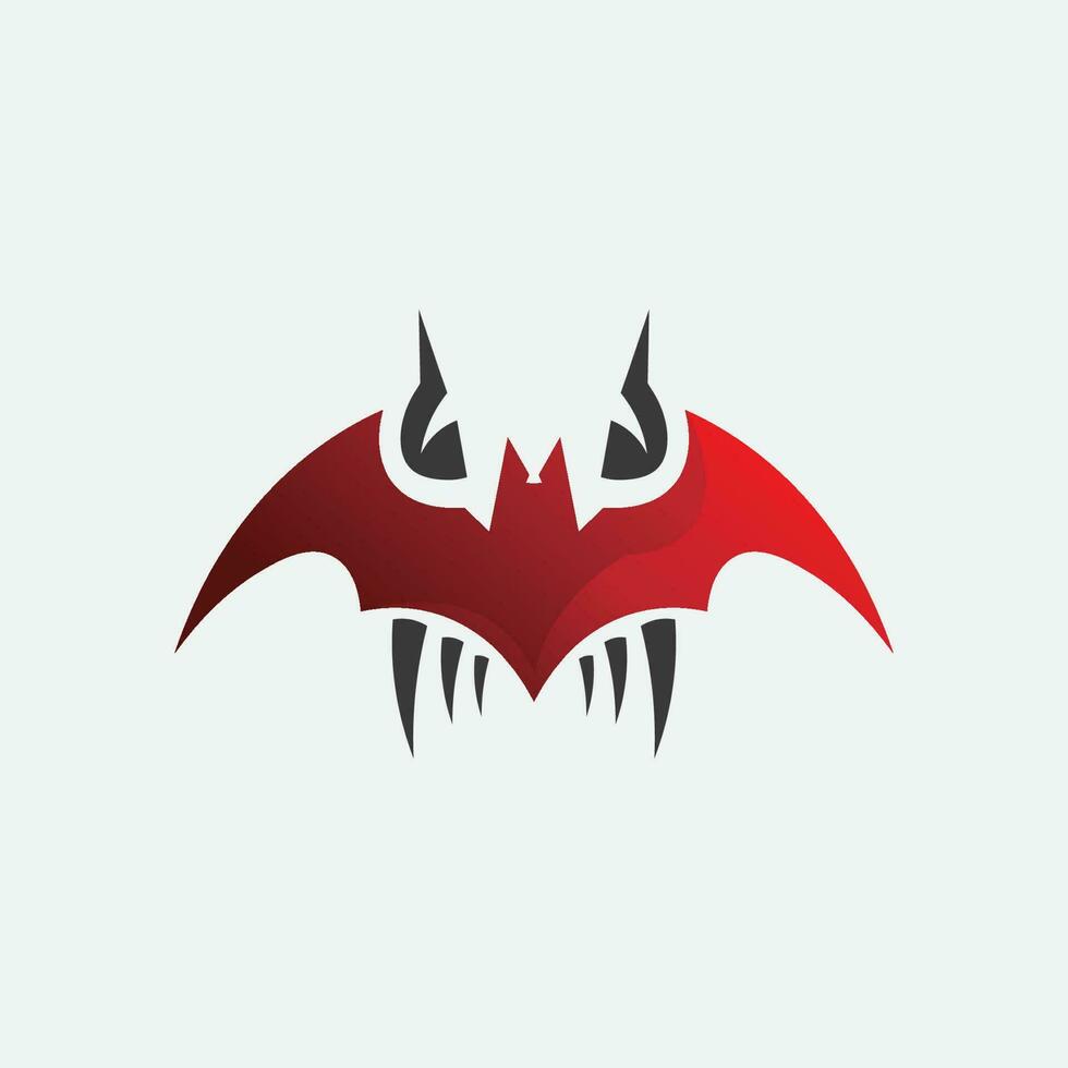 animal e vetor do logotipo de morcego, asas, preto, halloween, vampiro, gótico, ilustração, desenho ícone de morcego