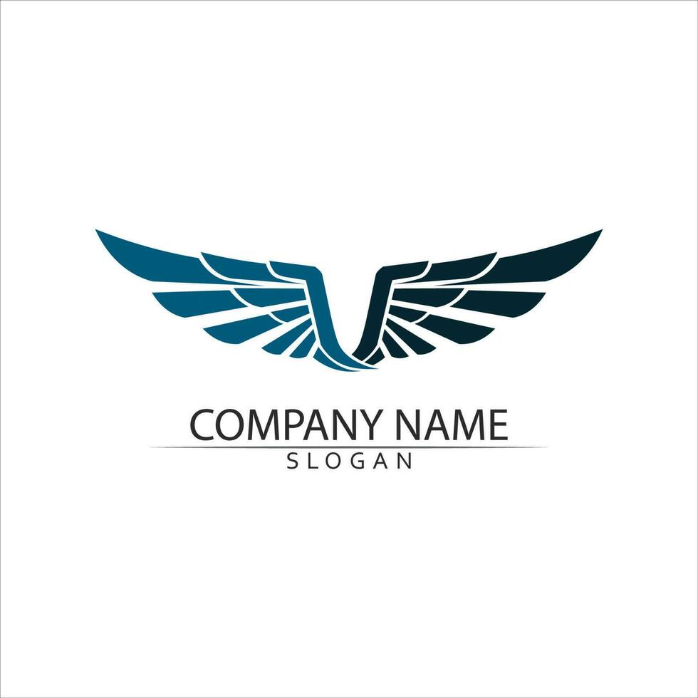 falcon logo template vector